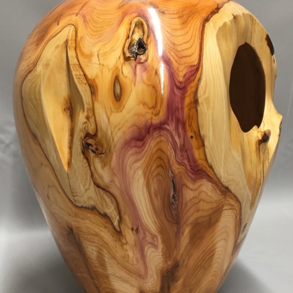 Natural Yew Vase 2