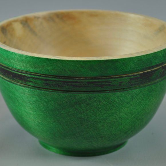 Small Coloured Green Bowl